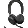 Auriculares Jabra Evolve2 75 USB-A Con Soporte De Carga Negro