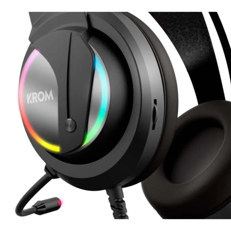 Auriculares Krom Kappa Stereo RGB Gaming