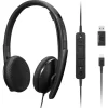 Auriculares Lenovo Wired VoIP Headset Negro