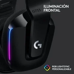 Auriculares Logitech G733 RGB LightSpeed Wireless Negro