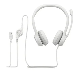 Auriculares Logitech H390 USB Blanco