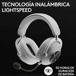 Auriculares Logitech Pro X 2 LightSpeed Wireless Blanco