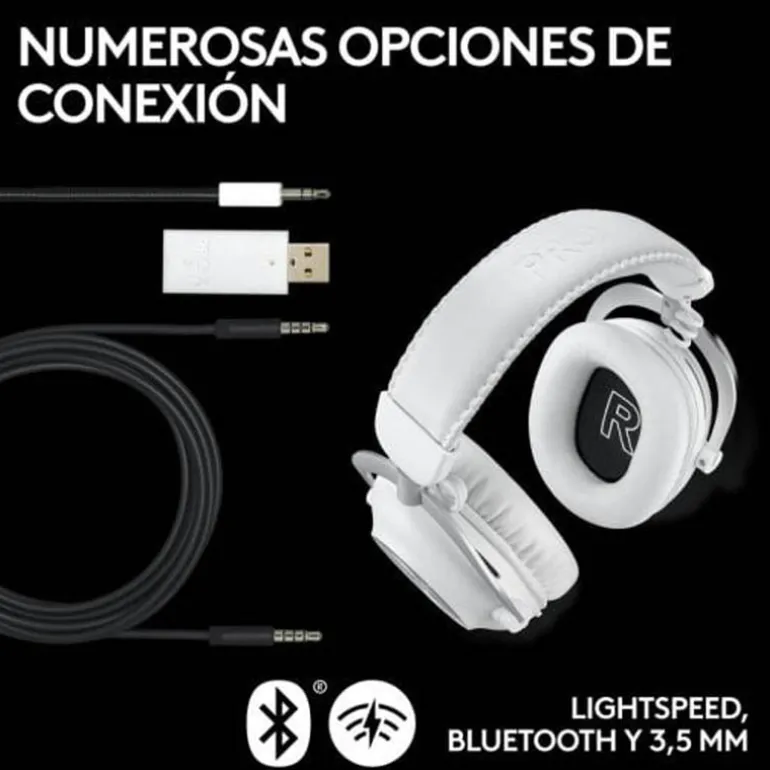 Auriculares Logitech Pro X 2 LightSpeed Wireless Rosa