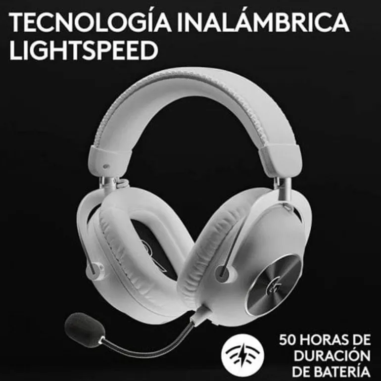 Auriculares Logitech Pro X 2 LightSpeed Wireless Rosa