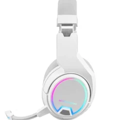 Auriculares Mars Gaming MHW100 ARGB Flow Blanco