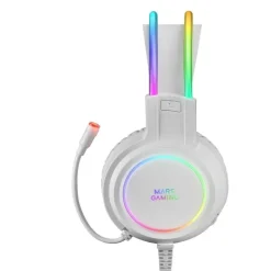 Auriculares Mars Gaming MHRGB 360º Chroma RGB Flow Blanco