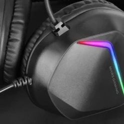 Auriculares Mars Gaming MH122 FRGB Ultra-Bass Negro