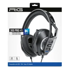 Auriculares Nacon Rig 300 Pro HS Para PS5 PC Negro