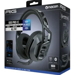 Auriculares Nacon RIG 600 PRO HS Bluetooth 5.1 Negro