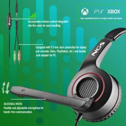 Auriculares NGS  MSX 10 Pro Negro