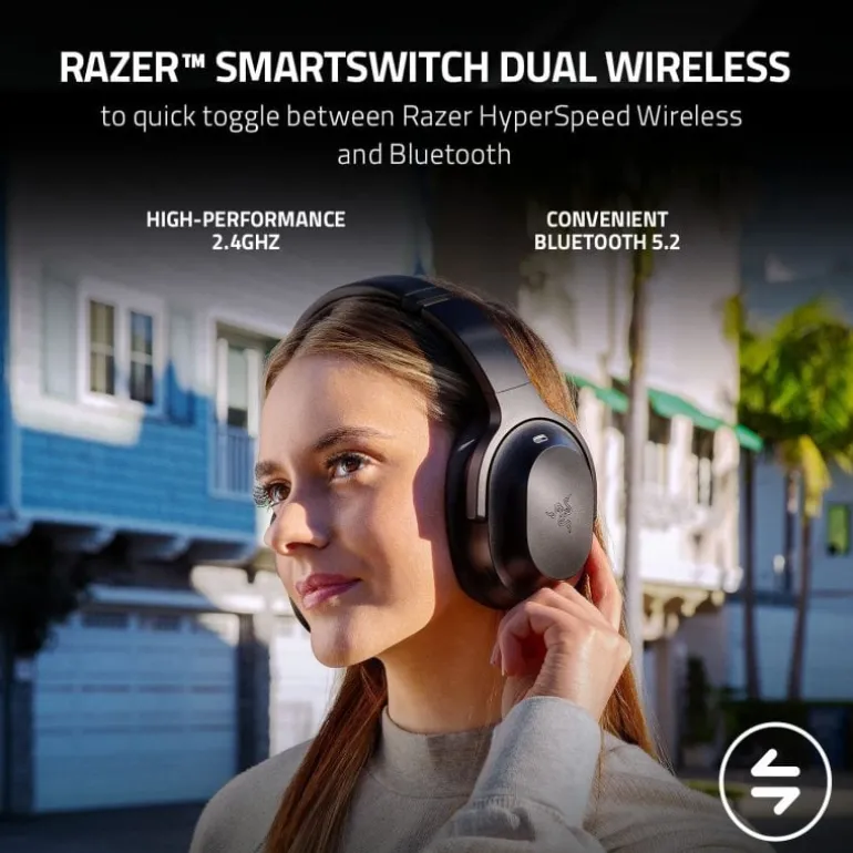 Auriculares Razer Barracuda Pro Bluetooth 5.2 Negro