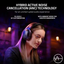 Auriculares Razer Barracuda Pro Bluetooth 5.2 Negro