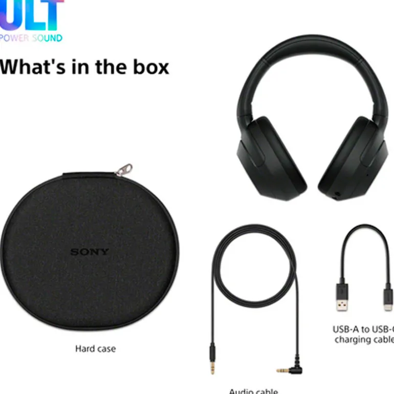 Auriculares Sony WH-ULT900N Ult Power Sound Inalámbricos Con Noise Cancelling Negros