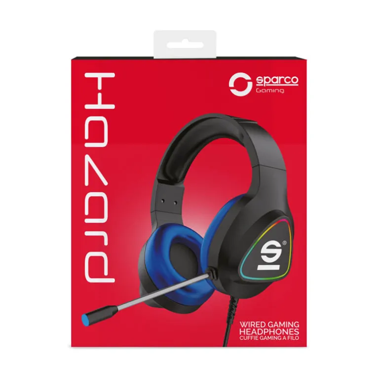 Auriculares Sparco Gaming Hazard Pro Negro