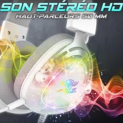 Auriculares Spirit of Gamer Auriculares Elite H-40 Blanco