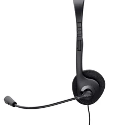 Auriculares Trust Chat Headset 24659 Con Micrófono Jack 3.5 Negros