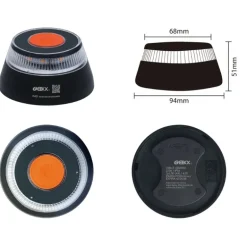 Baliza de Señalización Ebox EB2503 Homologada DGT Geolocalizada Negro