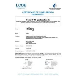 Baliza de Señalización FaseLight Luz Emergencia V16 Conectada DGT + Gafas Conducción Nocturna