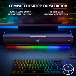 Barra Sonido Razer Leviathan V2 65W Bluetooth 5.2 Negro