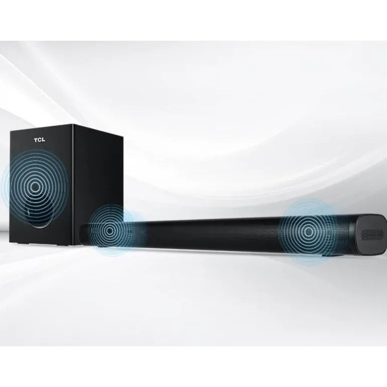 Barra Sonido TCL S522WE SoundBar 200W Subwoofer Bluetooth 2.1 Negro