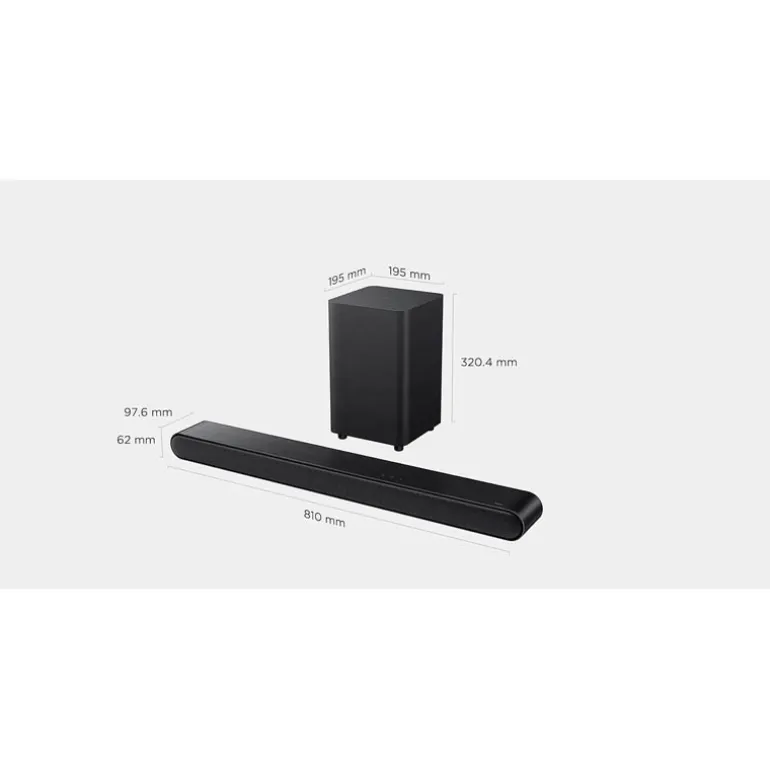 Barra Sonido TCL S643WE SoundBar 240W Subwoofer Bluetooth 5.3 Negro