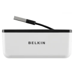 Belkin Travel 4 Puertos USB 2.0 Blanco - HUB