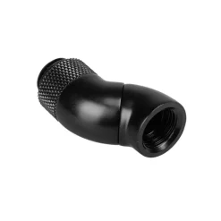 Bitspower Adaptador 1/4 a IG G1/4" - 2x rotable - Matt Black