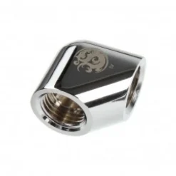 Bitspower Adapter 90º 2x G1/4" Plata - Adaptador