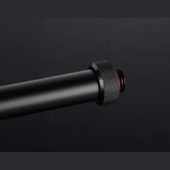 Bitspower No Chaflán Rigído Latón 16MM AD 500mm Negro Carbón - Tubo