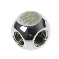 Bitspower T-Adapter 3x IG 1/4" Plata - Adaptador