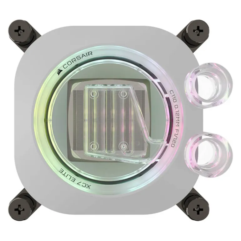 Bloque CPU Corsair XC7 Elite iCUE LINK 1700 AM4 AM5 Blanco