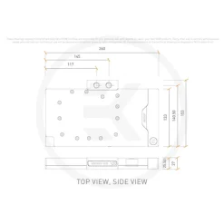Bloque VGA EKWB EK-Quantum Vector2 Strix/TUF RTX 4090 DRGB Edición Blanco