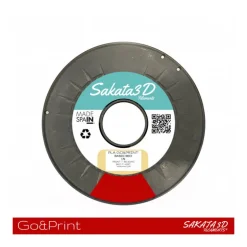 Bobina Sakata 3D Filamento PLA GO&PRINT 1.75mm 1Kg Rojo