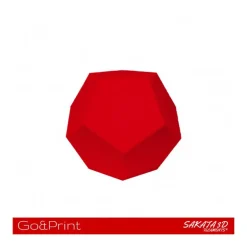 Bobina Sakata 3D Filamento PLA GO&PRINT 1.75mm 1Kg Rojo