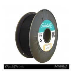 Bobina Sakata 3D Filamento PLA GO&PRINT 1.75mm 1Kg Negro