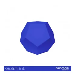 Bobina Sakata 3D Filamento PLA GO&PRINT 1.75mm 1Kg Azul