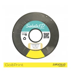 Bobina Sakata 3D Filamento PLA GO&PRINT 1.75mm 1Kg Amarillo