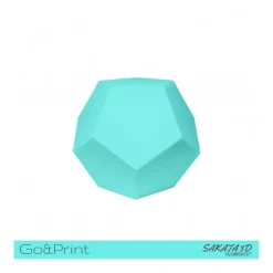 Bobina Sakata 3D Filamento PLA GO&PRINT 1.75mm 1Kg Turquesa