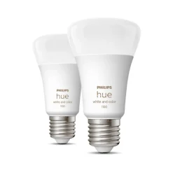 Bombilla Inteligente Philips Hue E27 9W Pack 2