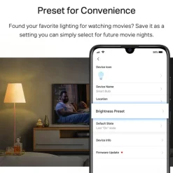 Bombilla Inteligente TP-Link Tapo L510E Wi-Fi LED Blanca Cálida