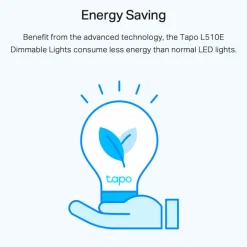 Bombilla Inteligente TP-Link Tapo L510E Wi-Fi LED Blanca Cálida