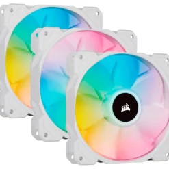 Bundle  Corsair 5000D Airflow White + Triple Pack SP120 RGB ELITE White