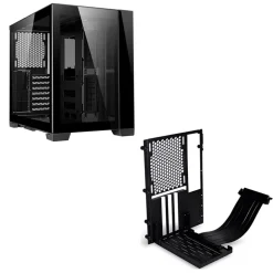 Bundle  Lian Li O11 Dynamic Mini X Negro + O11D-1X-4 PCIe 4.0