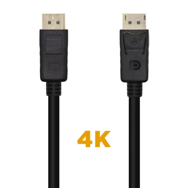 Cable Aisens DisplayPort V1.2 4K@60hz DP-M a DP-M 2.0m