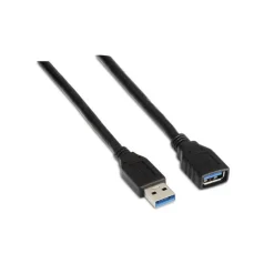 Cable Aisens Extensión USB 3.0 Tipo A Macho a A Hembra 1m Negro