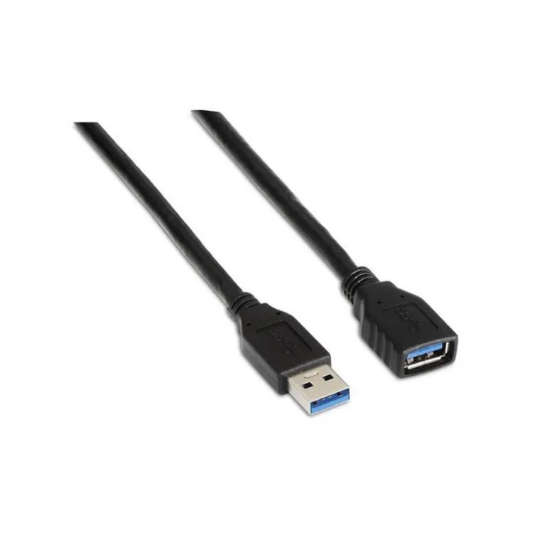 Cable Aisens Extensión USB 3.0 Tipo A Macho a A Hembra 1m Negro