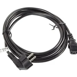 Cable Alimentación Lanberg CA-C13C-11CC-0050-BK C13 Acoplador CEE7/7 5m Negro