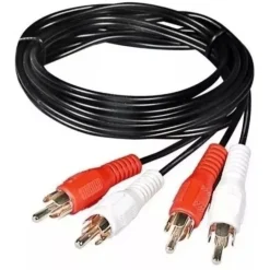 Cable Audio Equip Cable Audio 2x RCA Macho a 2x RCA Macho 2.5M Negro