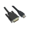 CABLE DVI 18+1 PIN A HDMI Macho 3 metros