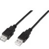 Cable Extensión  Aisens A101-0015 USB 2.0 M - H 1.0m Negro